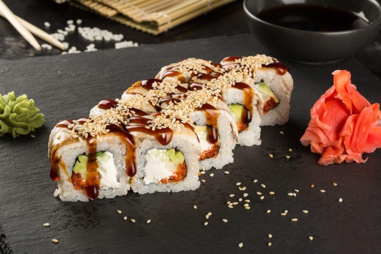 Philadelphia Rolls mit Aal