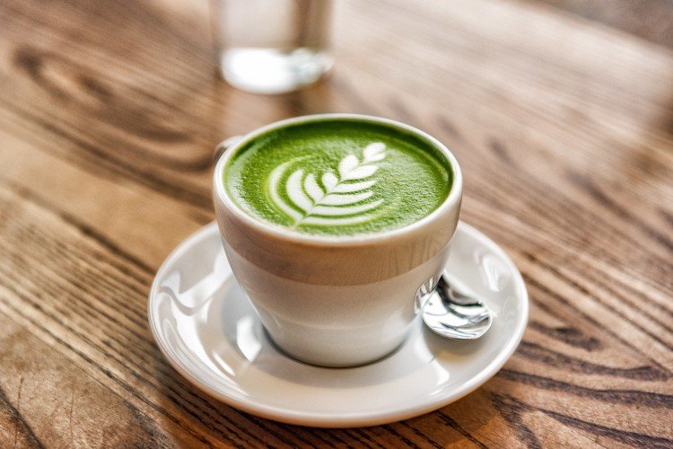 Matcha Latte mit Vanille