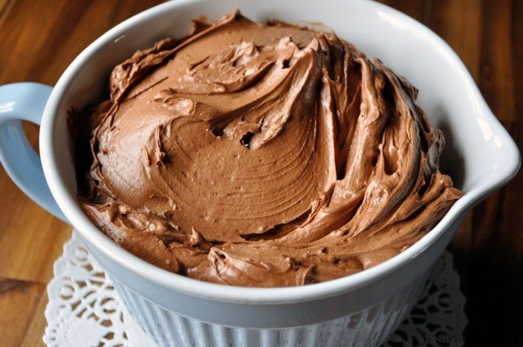 Crema de chocolate amargo