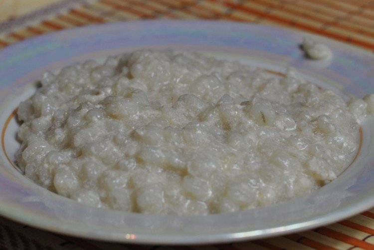Gerste mit Milch