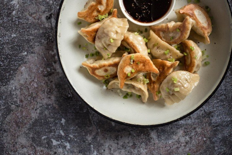 Gyoza con carne picada