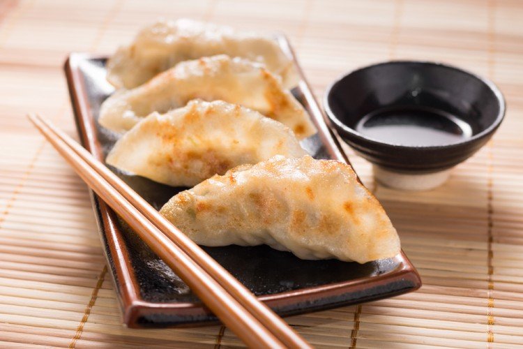 Gyoza de salmón