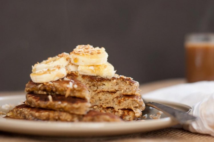 Gesunde Bananenpfannkuchen