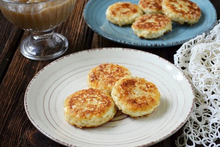 Quarkpfannkuchen mit Haferflocken