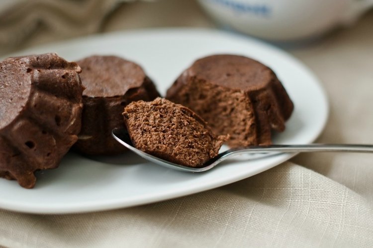 Quarkpfannkuchen mit Kakao