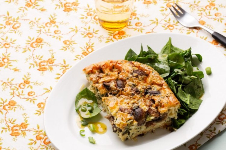 Frittata mit Honigpilzen