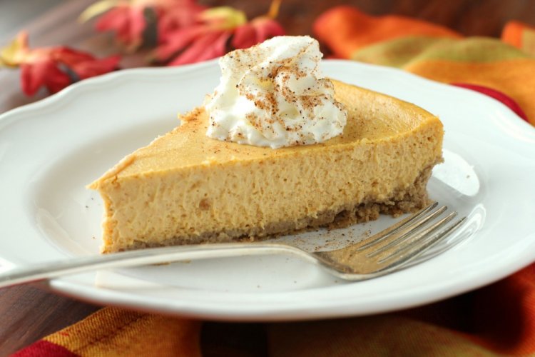 Kürbis-Cheesecake ohne Backen