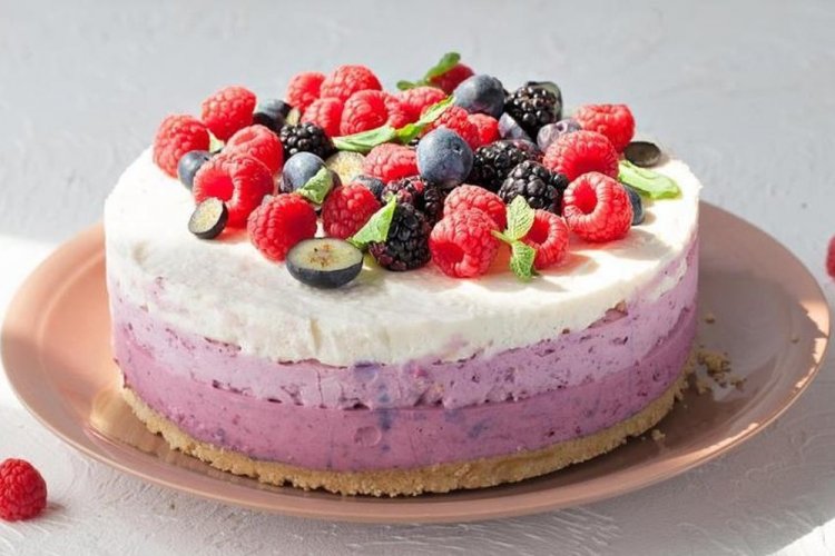 Beeren-Cheesecake ohne Backen