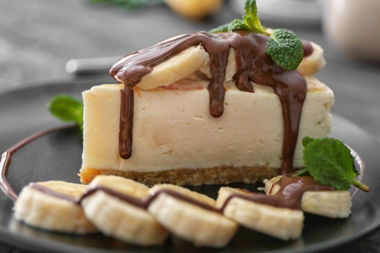 Bananen-Cheesecake ohne Backen