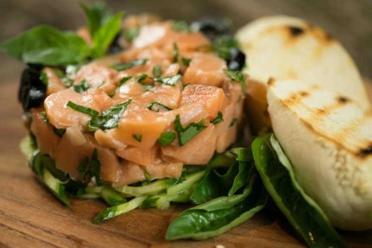 Lachs-Tatar