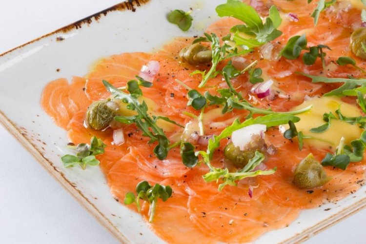 Lachs-Carpaccio