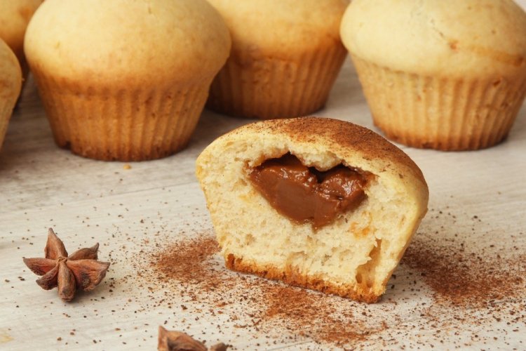 Muffins mit Kondensmilch