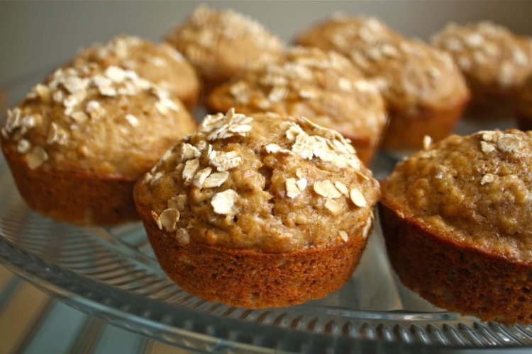 Gesunde Haferflocken-Muffins