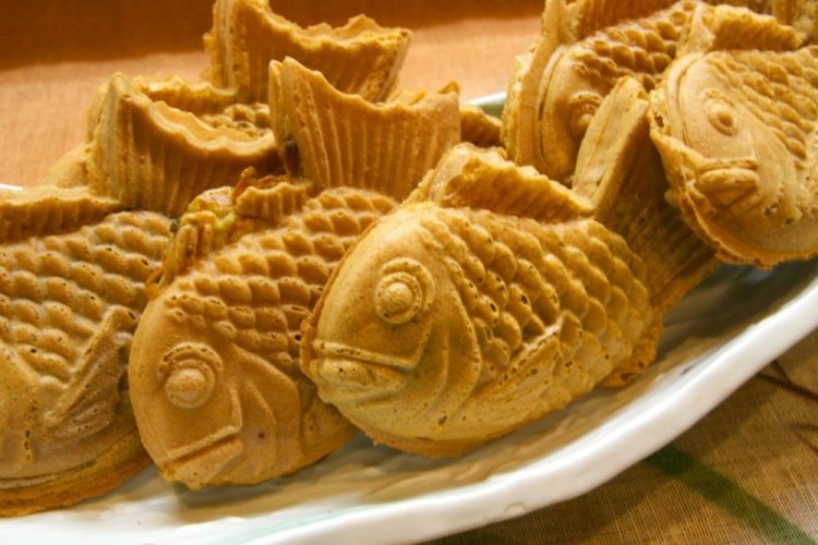 Taiyaki mit Süßkartoffel
