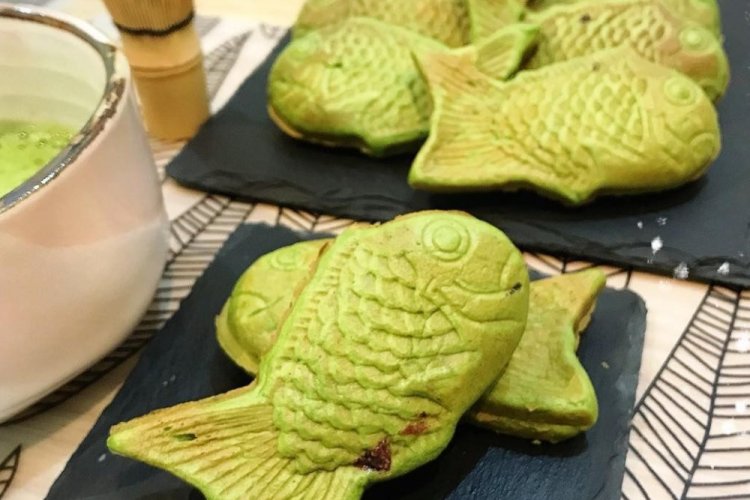 Taiyaki mit Matcha
