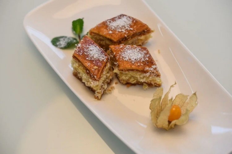 Baklava mit Kokosraspeln