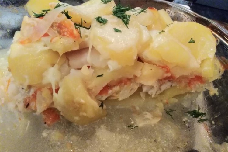 Tilapia with Potatoes in the Oven