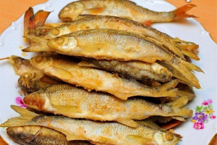 Capelán al horno en harina