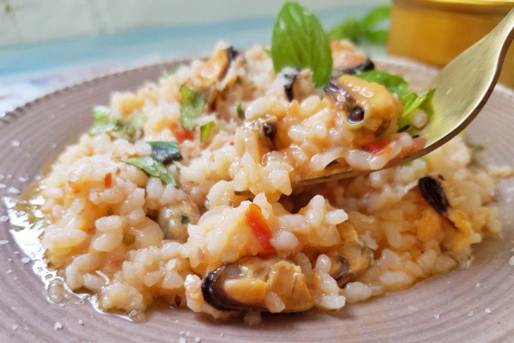 Risotto mit Muscheln
