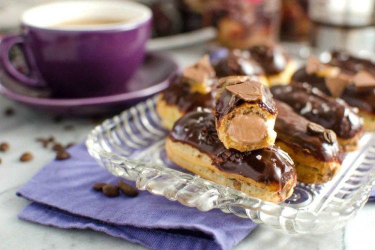 Kaffee-Éclairs