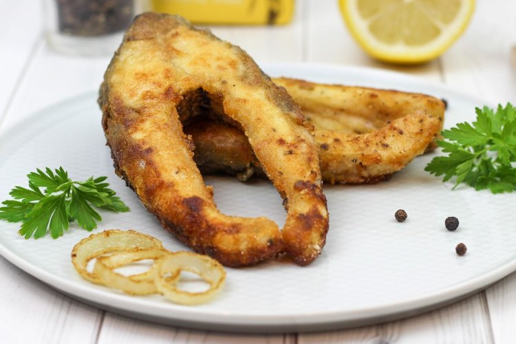 Gebratener Karpfen mit Kruste