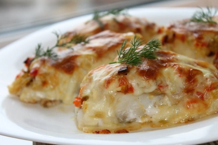 Tilapia mit Käse im Ofen