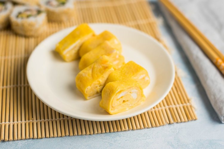 Tamagoyaki mit Kokosmilch