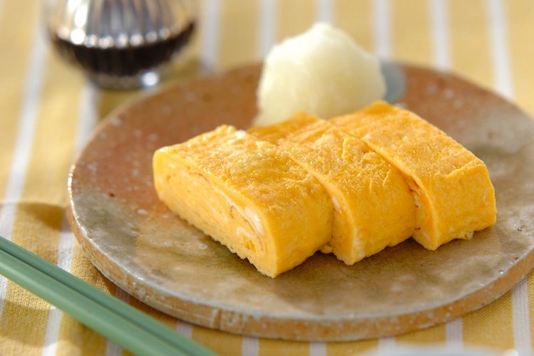 Omelett Tamagoyaki mit Reis