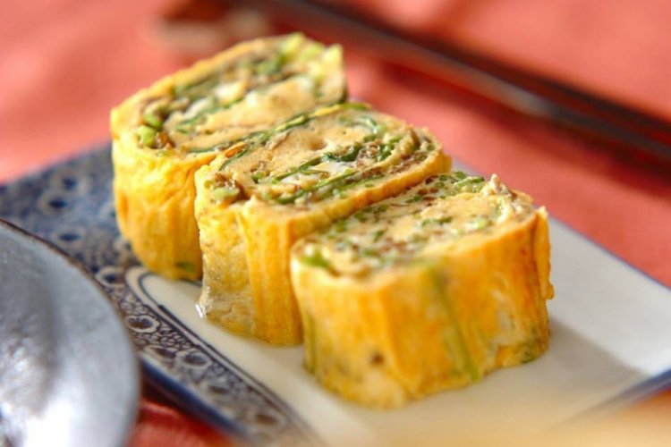 Tamagoyaki mit Kräutern
