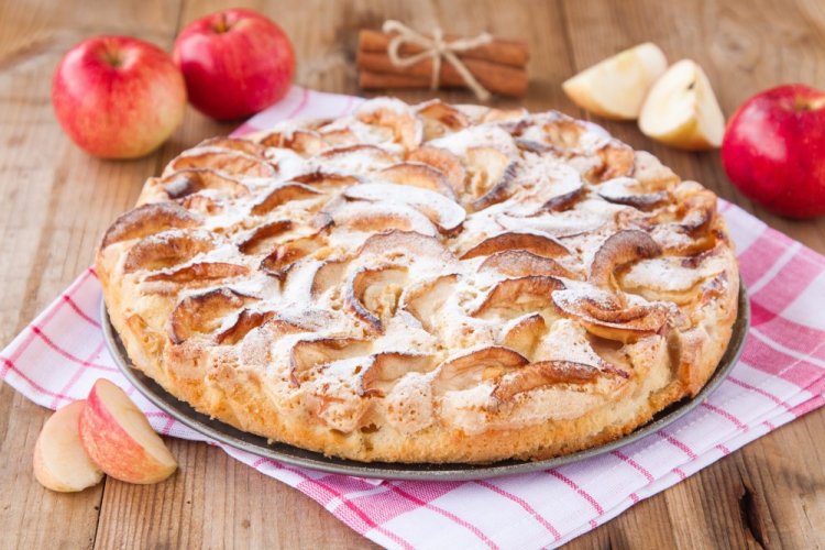 Apple Charlotte with Rice Flour