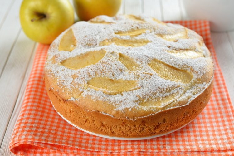 Apple and Cottage Cheese Charlotte