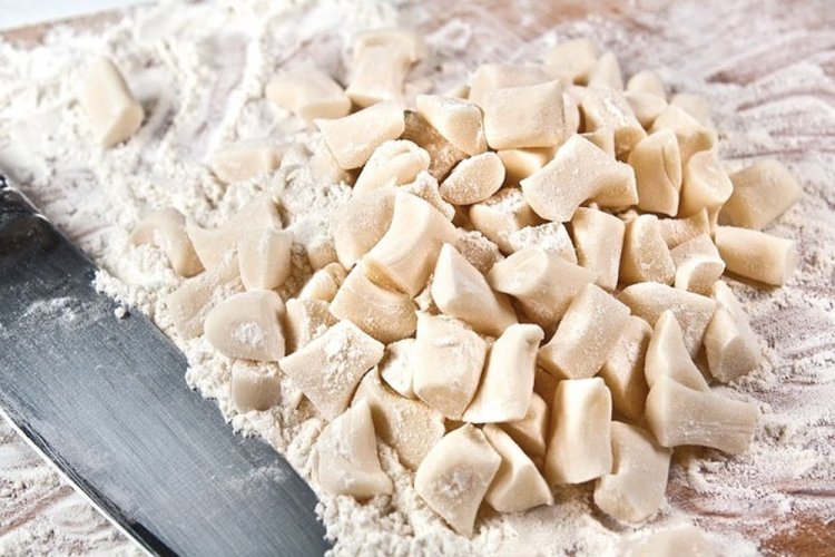 Parvarda con vinagre de manzana