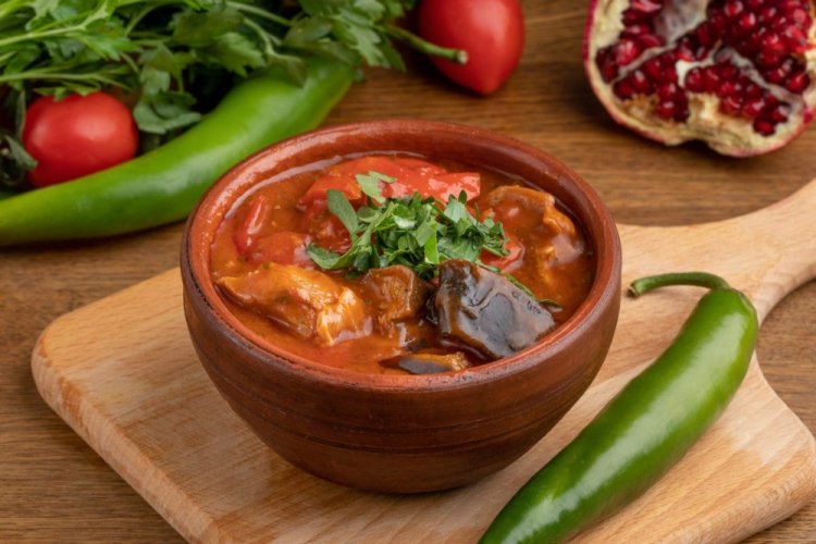 Chanachi mit Lammfleisch