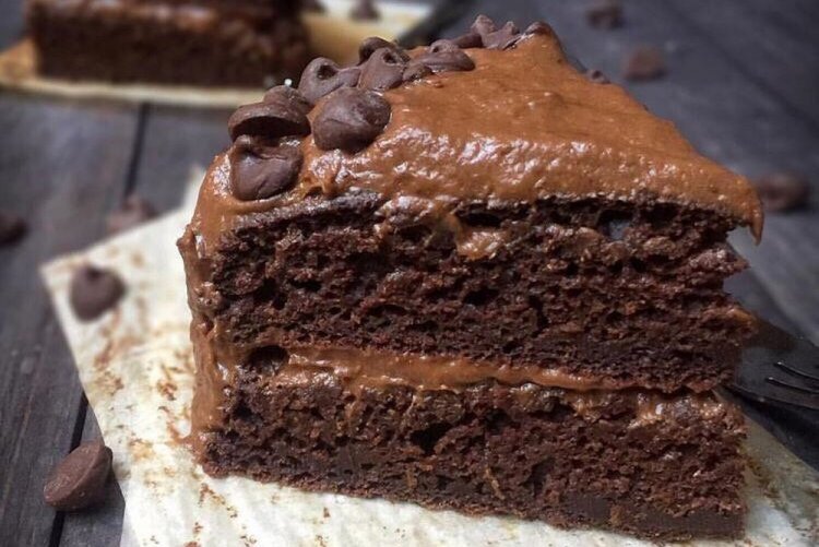 Tarta de chocolate vegana