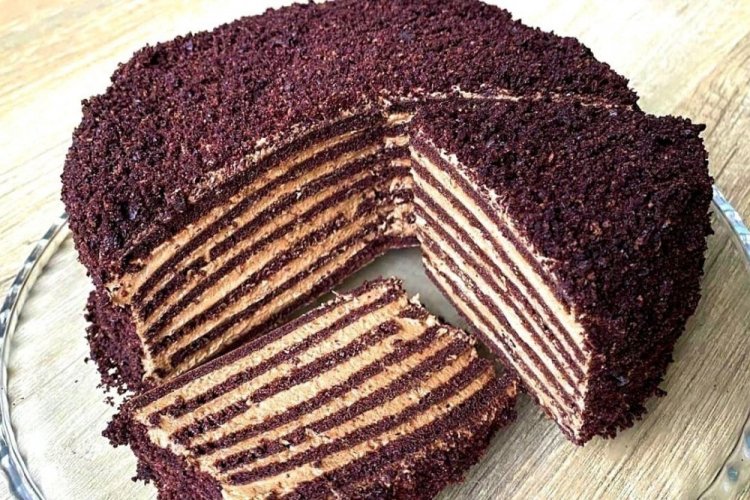 Tarta de chocolate en sartén
