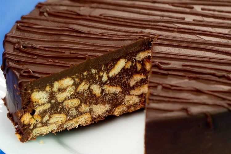 Tarta de chocolate sin horno