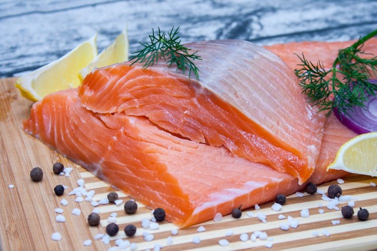 Gesalzener Lachs hausgemacht