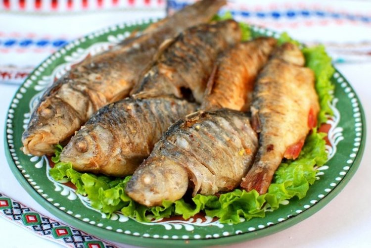 Gebratene Karauschen