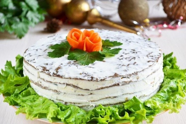 Leberkuchen mit Quark
