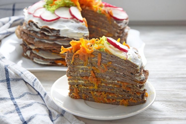 Leberkuchen mit Buchweizenmehl