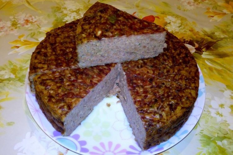 Leberkuchen mit Reis im Multikocher