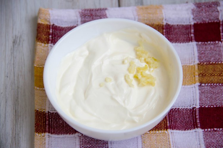 Leberkuchen aus Hühnerleber mit Milch