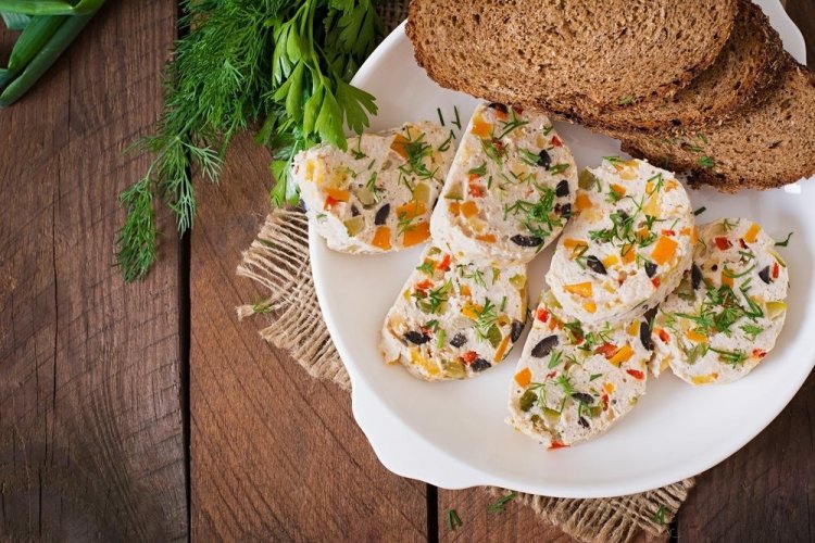 Terrina de pollo con verduras