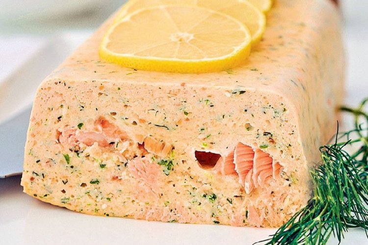 Terrina de salmón con nata
