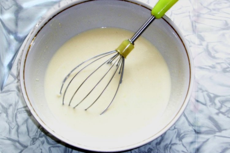 Pfannkuchenteig mit Bier