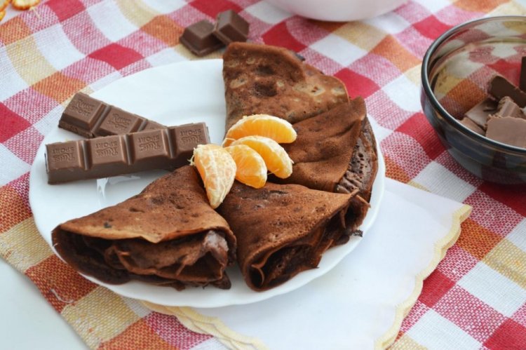 Schokoladen-Pfannkuchenteig