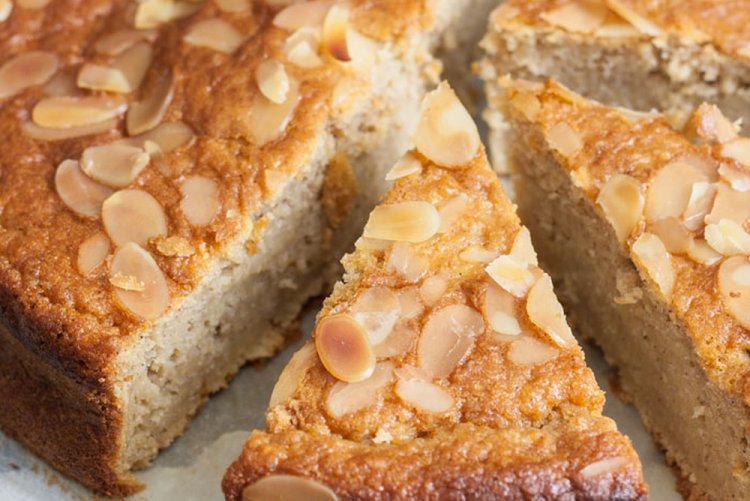 Pastel de chocolate blanco