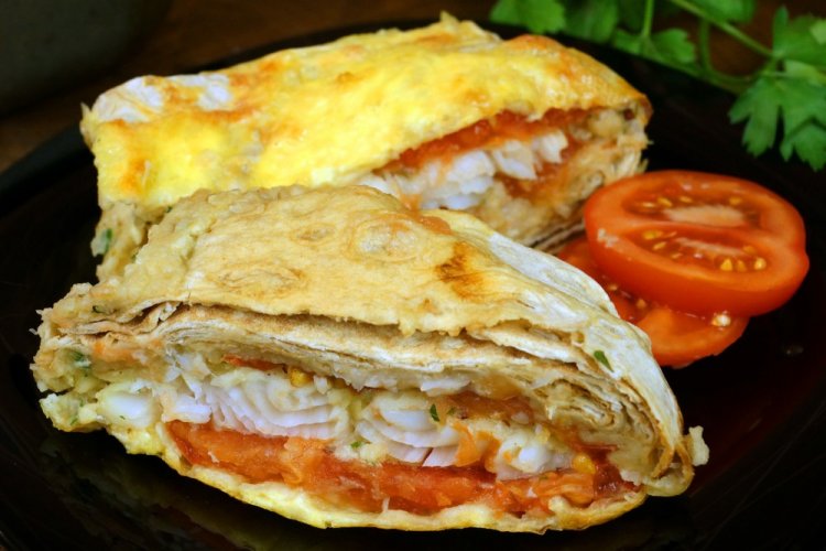 Karpfen in Lavash