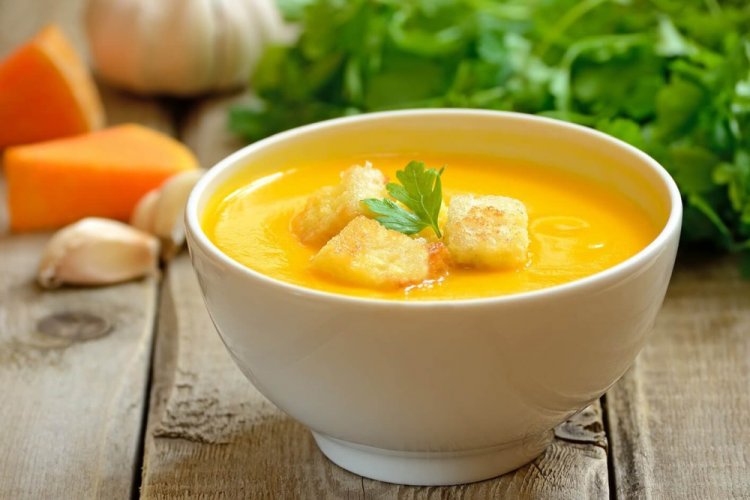 Kürbiscremesuppe für Kinder