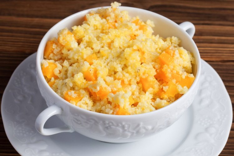 Lenten Millet Porridge with Pumpkin and Honey